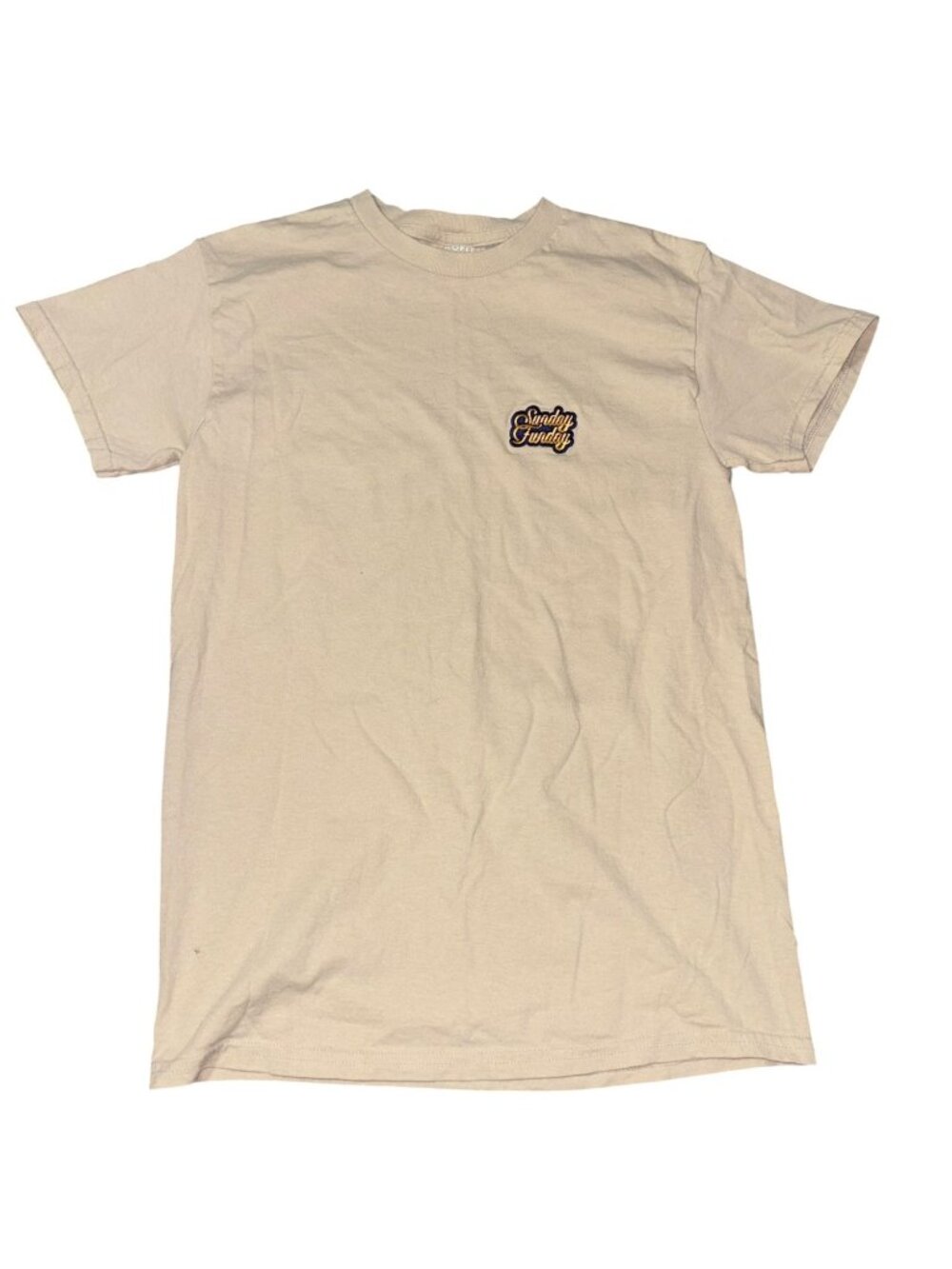 Retrofit Small Tan Sunday Funday T-Shirt